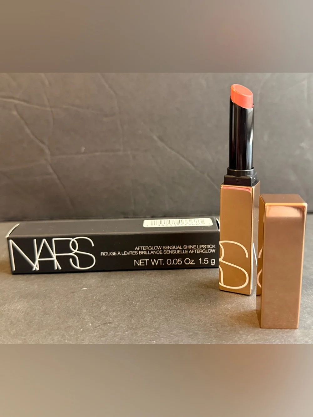 NARS Afterglow Sensual Shine Lipstick ORGASM 777 Full Size 0.05 oz NIB Authentic